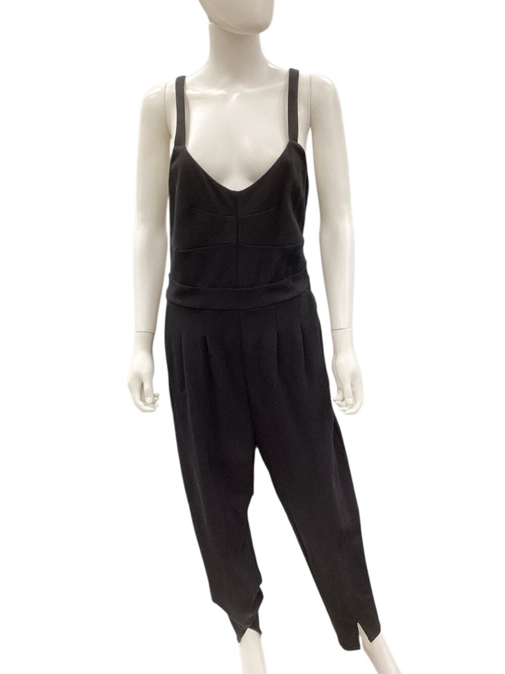 NWT Maeve ByAnthropologie Jumpsuit Women’s Size S Viscose Blend Sleeveless Black